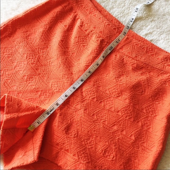 👌NWOT Arden B Orange High-Waisted Shorts - Picture 7 of 8
